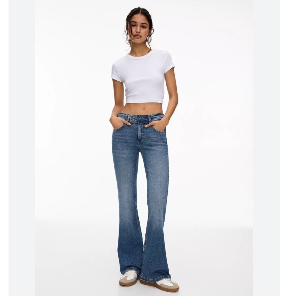 VTG Y2K Silver Tuesday Flared Jeans - Picture 1 of 11
